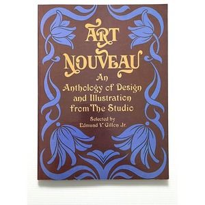 Art Nouveau Selected by Edmund V. Gillon Jr. Designs & Illustrations PB 1969